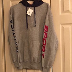 Nautica sweatshirt with hood timeless appearance